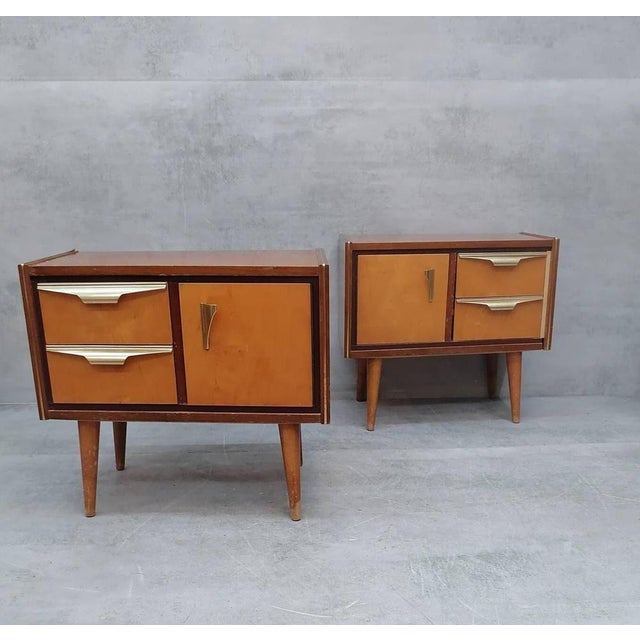 Vintage Maple Bedside Tables, 1960s, Set of 2 For Sale - Image 11 of 11