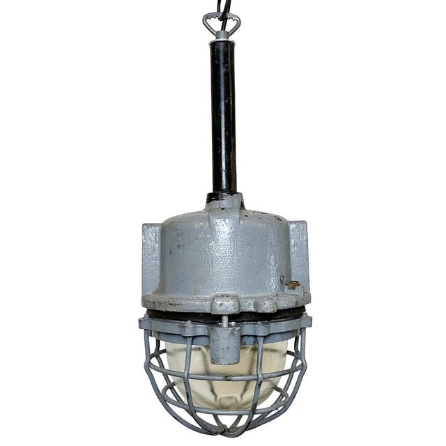Dark Grey Cast Aluminium Explosion Proof Light from Elba, 1970s For Sale - Image 17 of 17