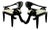 1980s Vintage Chinoiserie Asian Modern Curled Arms Spoon Side Chairs - A Pair, After Stanley Jay Friedman For Sale