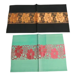 Vintage Silk Obi Textiles - Set of 2