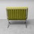 Armchairs in Green Fabric and Metal, 1970s, Set of 2 For Sale - Image 6 of 11