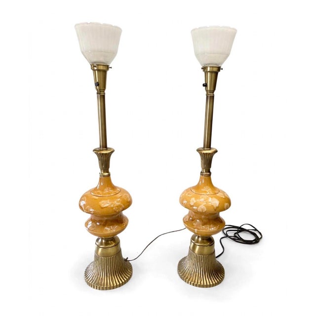 Vintage Mid Century Modern Rembrandt Table Lamps - Pair For Sale In Palm Springs - Image 6 of 12