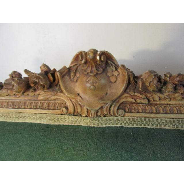 Late 19th Century 19th Century Antique French Louis XVI Bergere Chair For Sale - Image 5 of 12