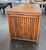 Great trunk for storage in any room features brass accents and lots of space inside. Has a great worn and aged look about...