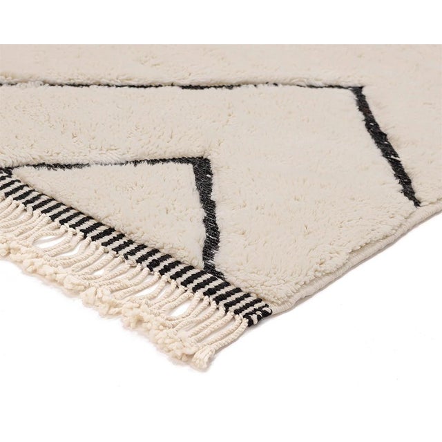 Hand-Knotted Wool Rug by Azele Studio For Sale - Image 4 of 11