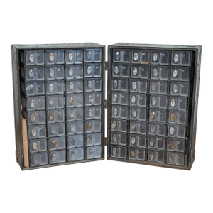 Vintage Mil-C-4710 Multi-Drawer Spare Parts Cabinet From Westover Afb