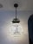White Mosaic Globe Pendant Light Large For Sale - Image 9 of 9