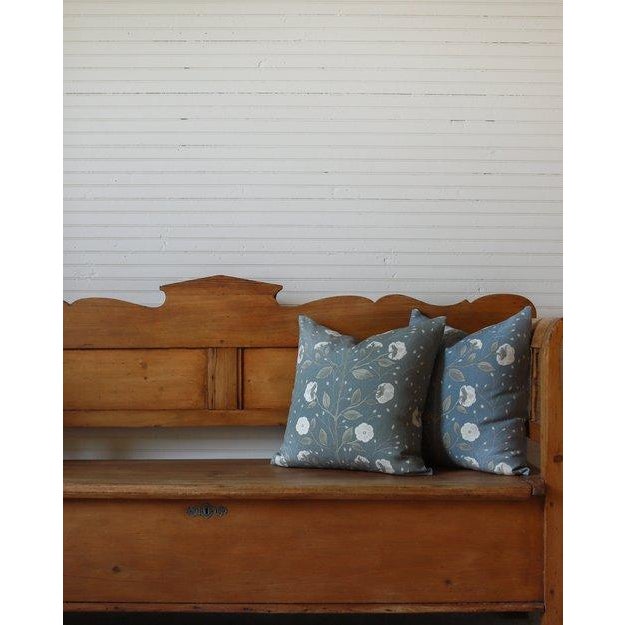 Lauren Servati Textiles, Rosewood // Juniper 22"x22" pillow Double-sided throw pillow with a knife edge finish. Includes a...