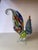 This very colorful Murano hand blown glass rooster sculpture made in Italy in the 1960's stands at 9 inches high by 6.5...