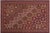 1960s Vintage Tribal Soumakh Wool Rug - 6'2" X 7'10" For Sale - Image 10 of 11
