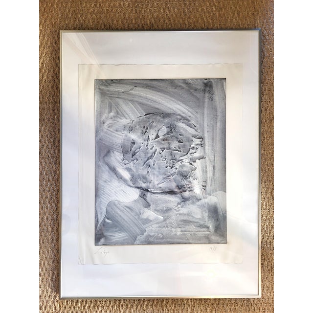 Robert Detheux, 1978, Aluminum & Glass & Paper For Sale - Image 4 of 4