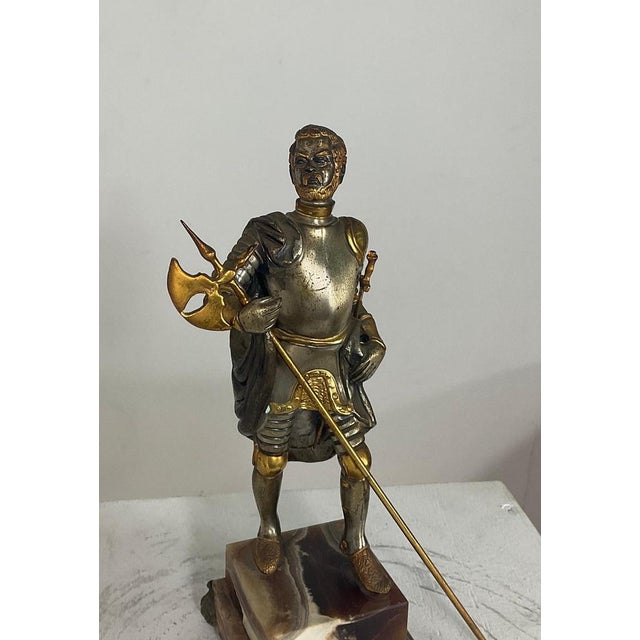 English Knight Figurine attributed to Giuseppe Vasari, 1970 For Sale - Image 12 of 15