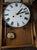 Vintage Teak Mechanical Pendulum Wall Clock Mid‑Century Modern Ejs Dial For Sale In West Palm - Image 6 of 14