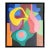 Late 20th Century Abstract Oil Painting on Canvas "Flowers", by Yuri Vassilievich Titov, Framed For Sale