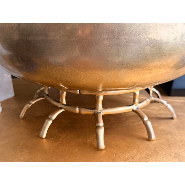 Brass 1960s Pair of Brass Asian Style Ginger Jar Lamps For Sale - Image 8 of 8
