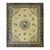 1900s Room Size Antique Ivory Chinese Classic Foo Dog Design Peking Animal Rug For Sale