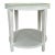 Noir Company Modern White Wood Imperial Side Table For Sale