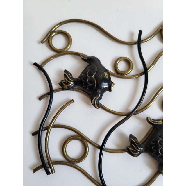 Whimsical modernist wall thermometer by walter bosse for herta baller workshops, vienna, 1950s. the frame is constructed...
