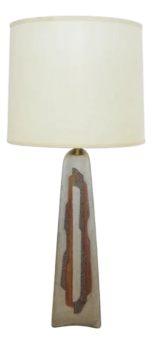 Ceramic table lamp by Rita Sargen