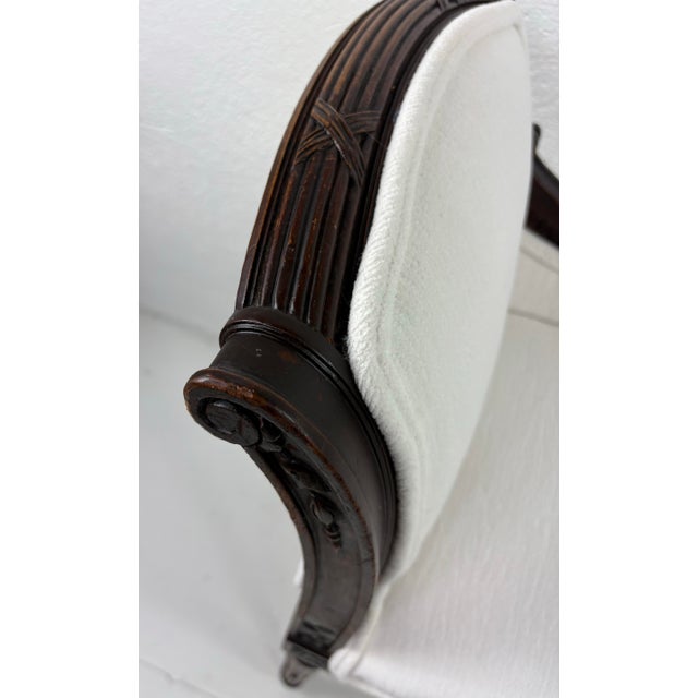 Early 20th Century French Country Newly Upholstered Bench For Sale - Image 10 of 11