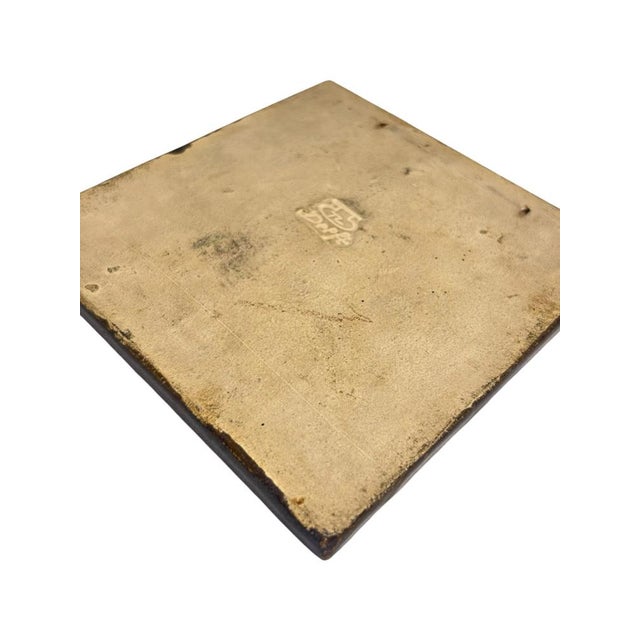 Mid-Century Modern Royal Delft Cloisonné Amsterdam Coat of Arms Tile For Sale - Image 10 of 15