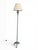 Romanesque Revival Bronze Floor Lamp with Archaeological Green Patina, 1950s For Sale - Image 10 of 12