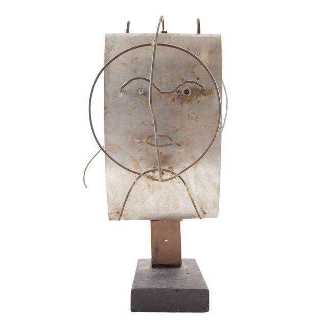 Modern Irving George Lehman, Modernist Sculpture Figural Portrait Bust Brutalist Wire Work For Sale - Image 3 of 4
