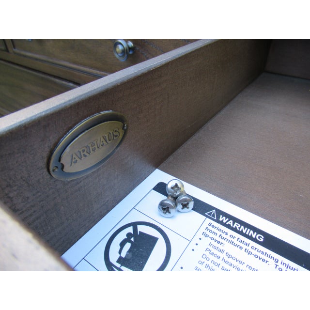 Arhaus Furniture Custom, "Pearson," 11-Drawer Highboy Chest, Dresser For Sale - Image 17 of 18