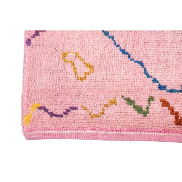2010s 21st Century Modern Moroccan Style Wool Runner For Sale - Image 5 of 10