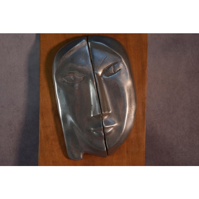 Wooden Frame with Chrome Metal Face, 1950s For Sale - Image 4 of 7