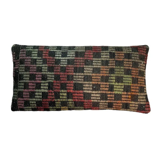 Vintage Turkish Kilim Cushion Cover, 1970s For Sale - Image 12 of 12