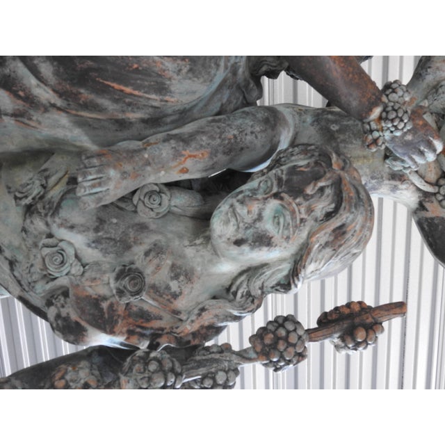 Art Deco Italian Bronze With Women and Children For Sale - Image 4 of 11