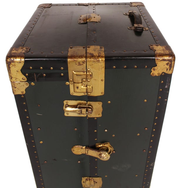 Vintage Steamer Trunk Bar Cabinet Chairish