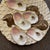 Late 20th Century Gold Net Turkey Oyster Plate For Sale - Image 10 of 12