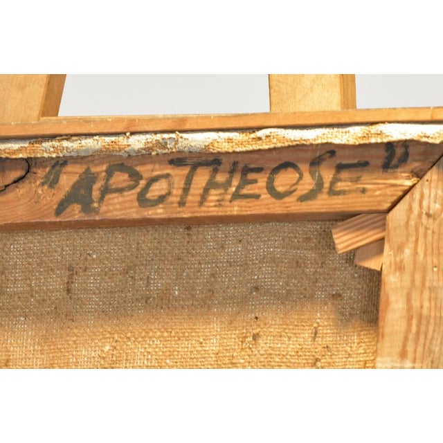 Oil Painting, Apotheose, Rose Kurtzke, Berlin, 1958 For Sale - Image 7 of 11