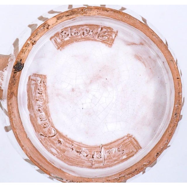 Mid-Century Modern Mid 20th Century Joel Edwards Sculptural Pottery Pitcher For Sale - Image 3 of 10