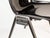 1980s Modus Stackable Chairs with Desk in Black Plastic and Aluminum by O. Borsani, 1980s, Set of 8 For Sale - Image 5 of 17