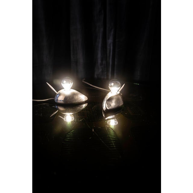 Vintage Spanish Pixie Table Lamps by Jorge Pensi, 1990s, Set of 2 For Sale - Image 9 of 10