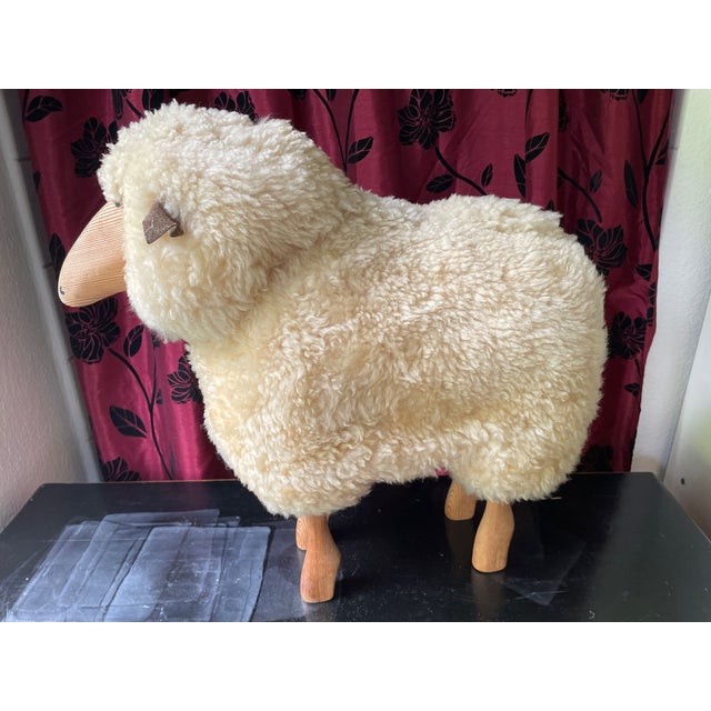 Wool Lamb by Hanns Peter Krafft, Germany, 1970s For Sale - Image 9 of 14