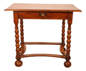 Small Writing or Side Table in Walnut, 17th Century