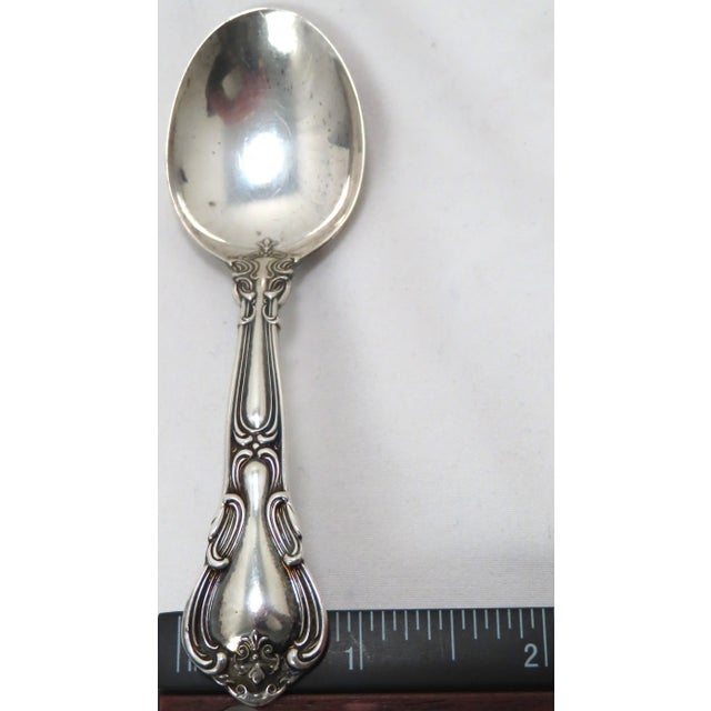 Antique Gorham Silver Co. Chantilly Pattern Sterling Silver Youth - Baby Spoon For Sale - Image 12 of 13