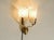 Large Mid-Century Modern Wall Lamp in Brass and Glass, 1950s For Sale - Image 4 of 17