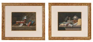 19th C. French Gouache Still Life
