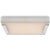 Covet Large Flush Mount in Polished Nickel with Alabaster Designer: Kelly Wearstler Canopy: 17.25" Square Mounting: Flush...