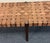 2000 - 2009 Pottery Barn Skylar Woven Leather Bench For Sale - Image 5 of 10