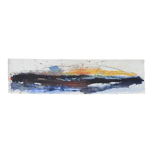 2008 George Turner Abstract Moody Landscape Painting
