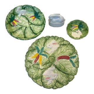 Vintage Spring Serving Set - 4pcs For Sale