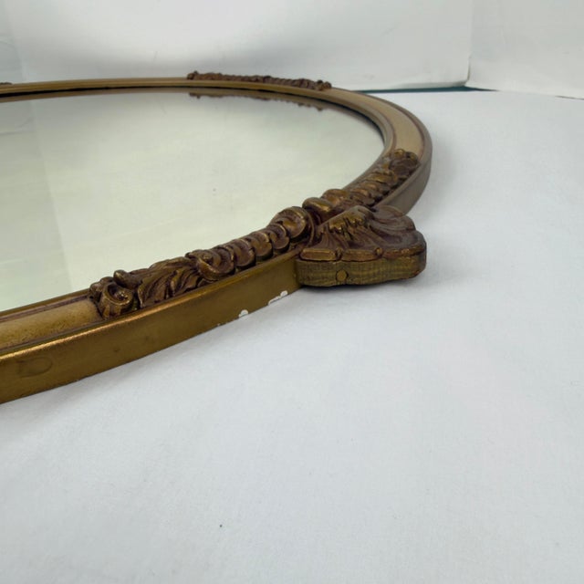 1930’s Louis Bierfeld Wood & Gesso Mirror - American Beauty For Sale - Image 6 of 12