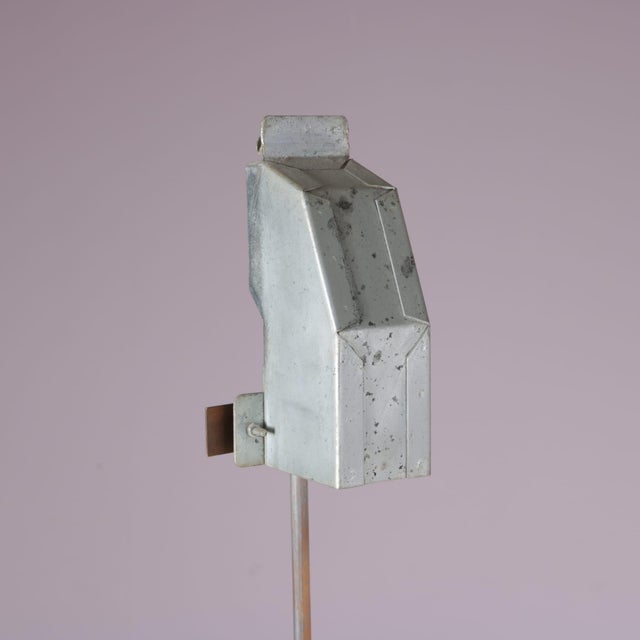 Vintage Belgian Brutalist Floor Lamp in Stone and Metal by Gerard Kuijpers, 1990s For Sale - Image 10 of 15