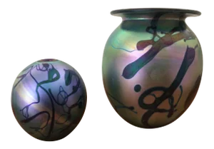Eickholt Art Glass Vases - Set of 2